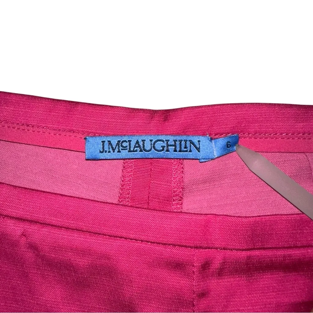 J. McLaughlin  Pink High Waisted Cropped Pants 6 - Image 4