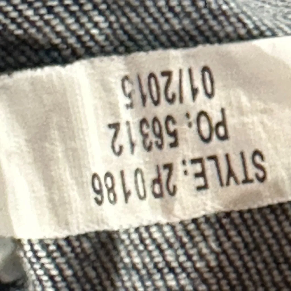 Vineyard Vines Dark Wash‎ Skinny Denim Jeans Size 0 Style# 2P0186 - Image 6