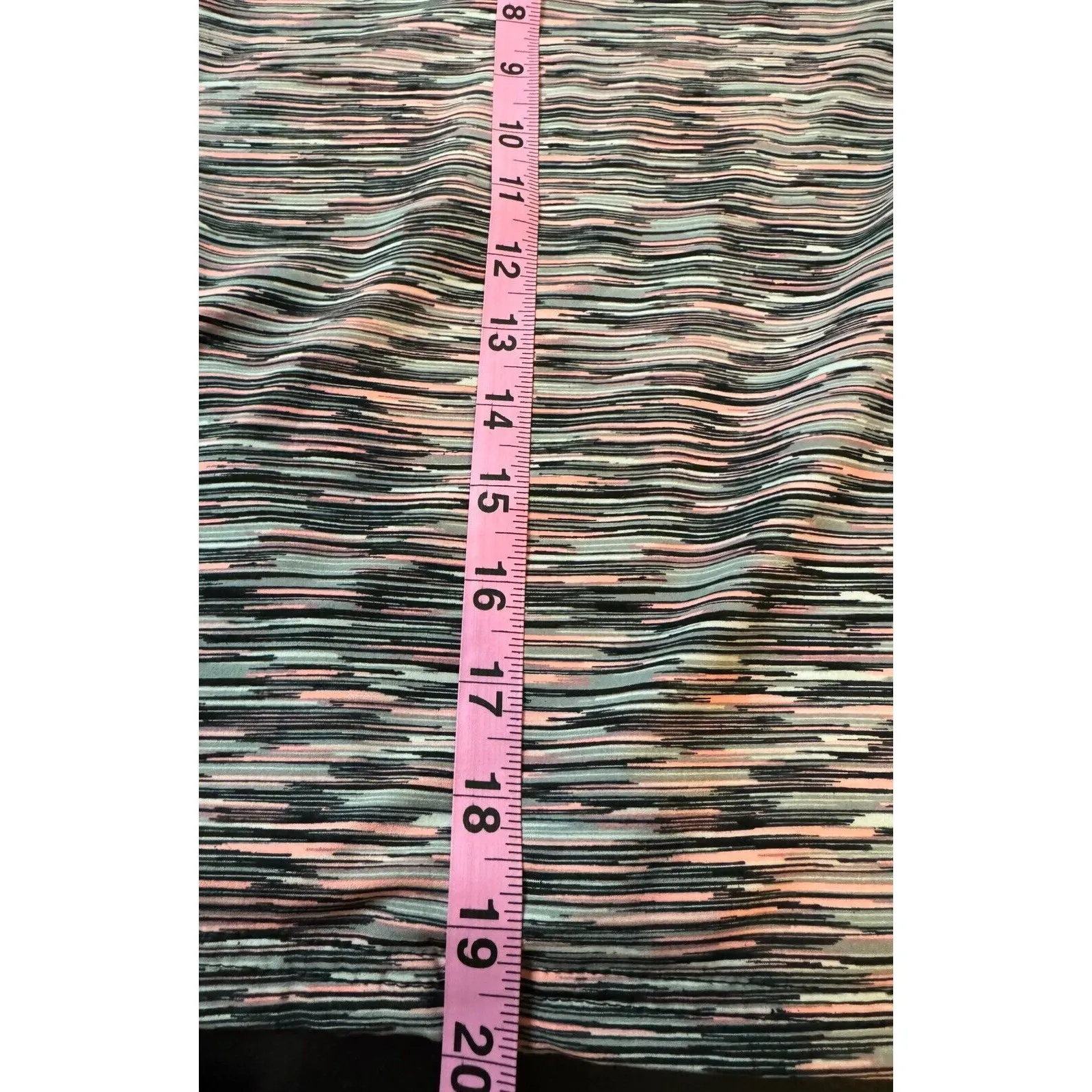 White Cross Fit Scrub Top Womens Size XS Gray Stripe V - Image 6