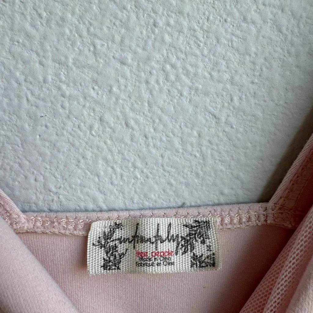 Free People Intimately Pink Rose Duo Corset Cami Top Size Medium Balletcore Fem - Image 4