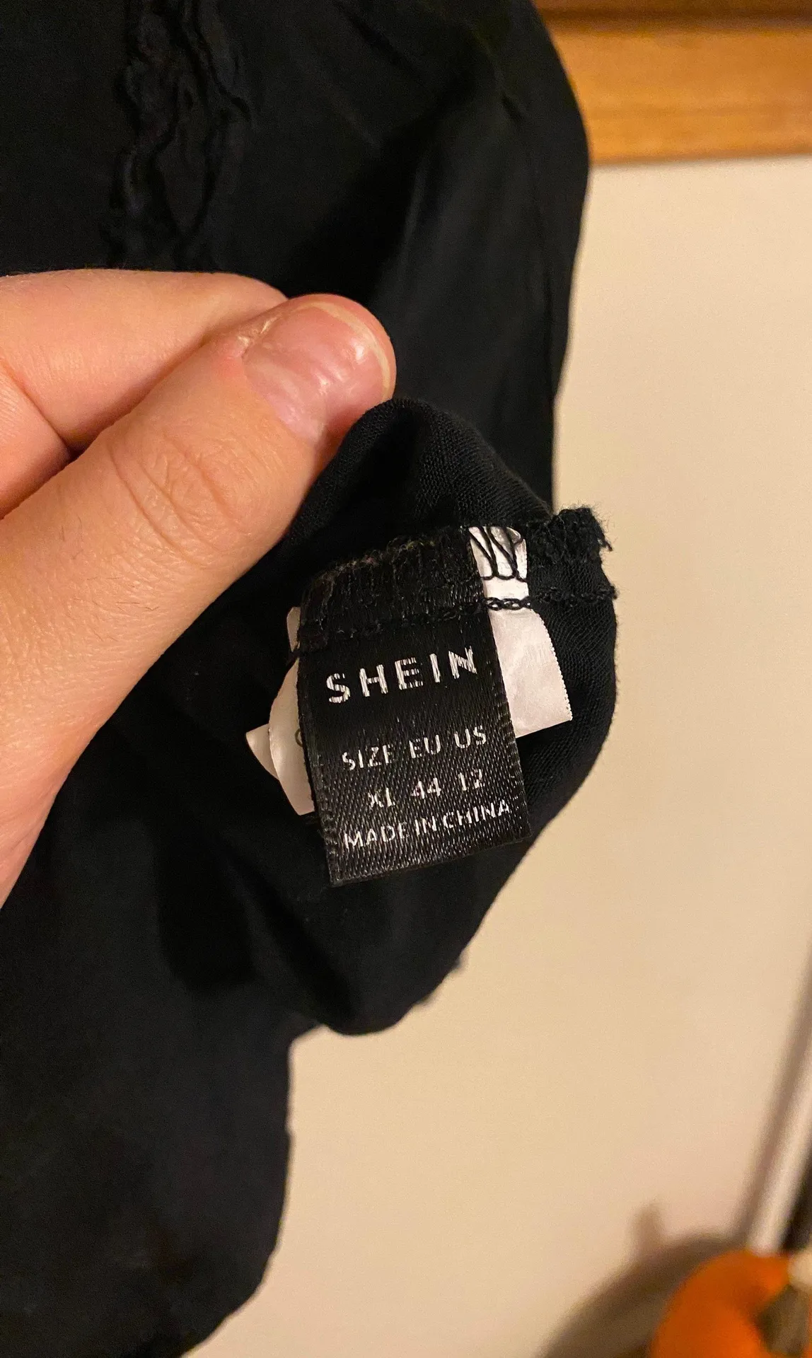 Black Ruffle Flowy Short Sleeve Top - Image 5