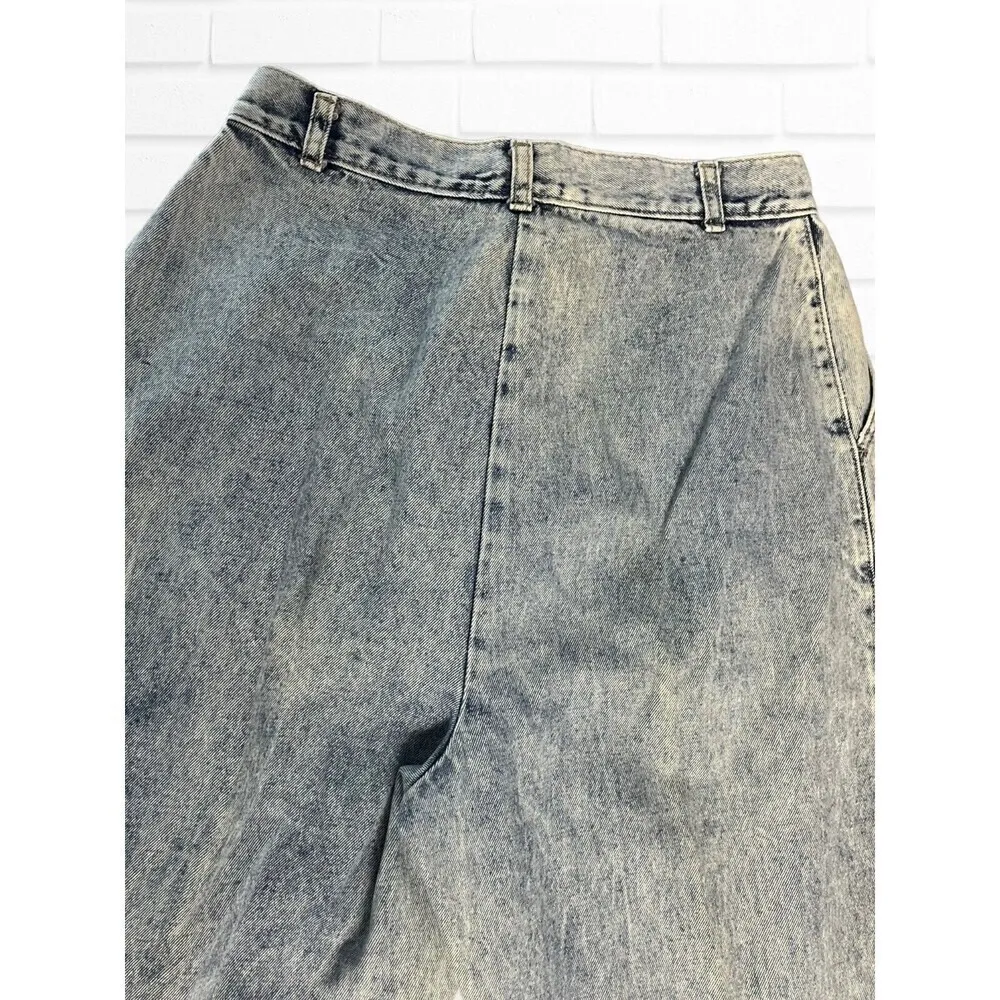 Vintage Women's Size 12 Acid Wash‎ Jeans Pizzazz High Rise Blue - Image 9