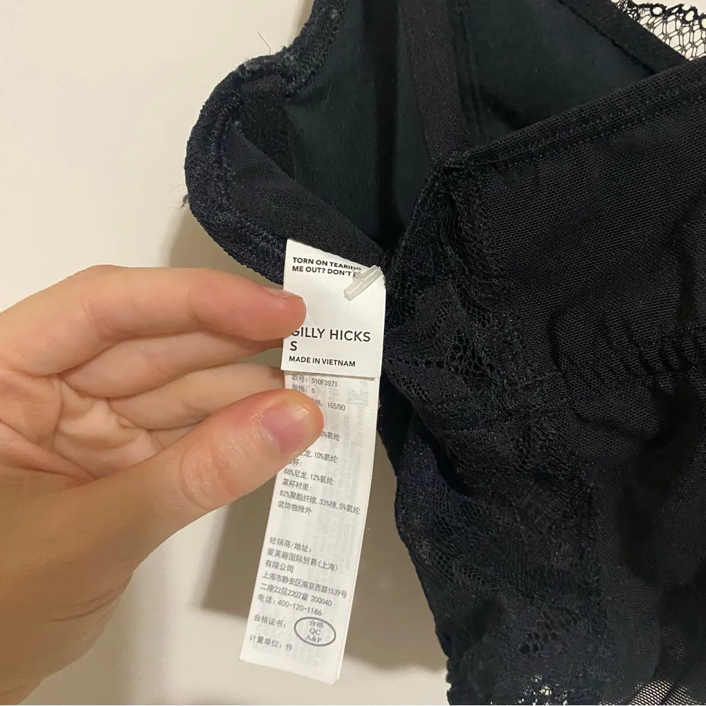 Gilly Hicks Black Lace Corset Top size Small - Image 5