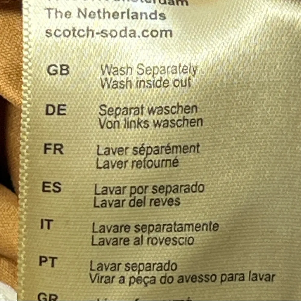 Scotch & Soda Size 29/32 Paper Bag Pants with Matching Cloth Belt - Image 14