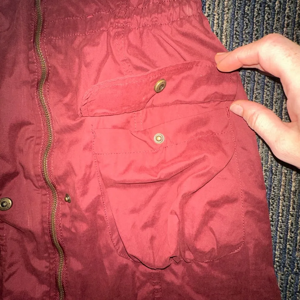 Red burgundy fall jacket - Image 8