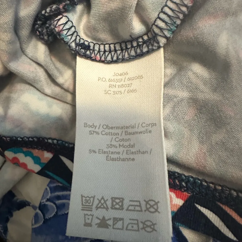 Boden Caroline Jersey Romper in Navy Bird Ottomi size 2 Blue - Image 6