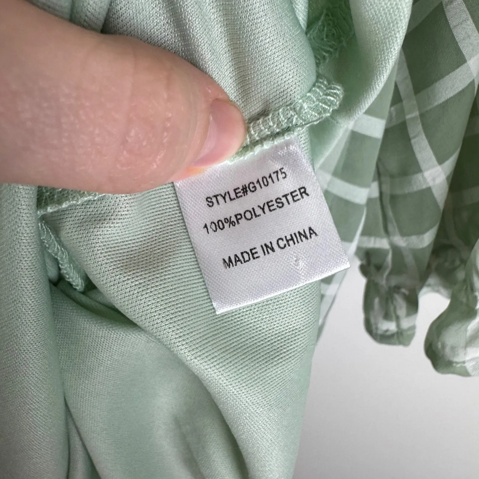 Jodifl Green Windowpane Midi Dress Medium Tiered Plaid Casual Flowy Cottagecore - Image 8