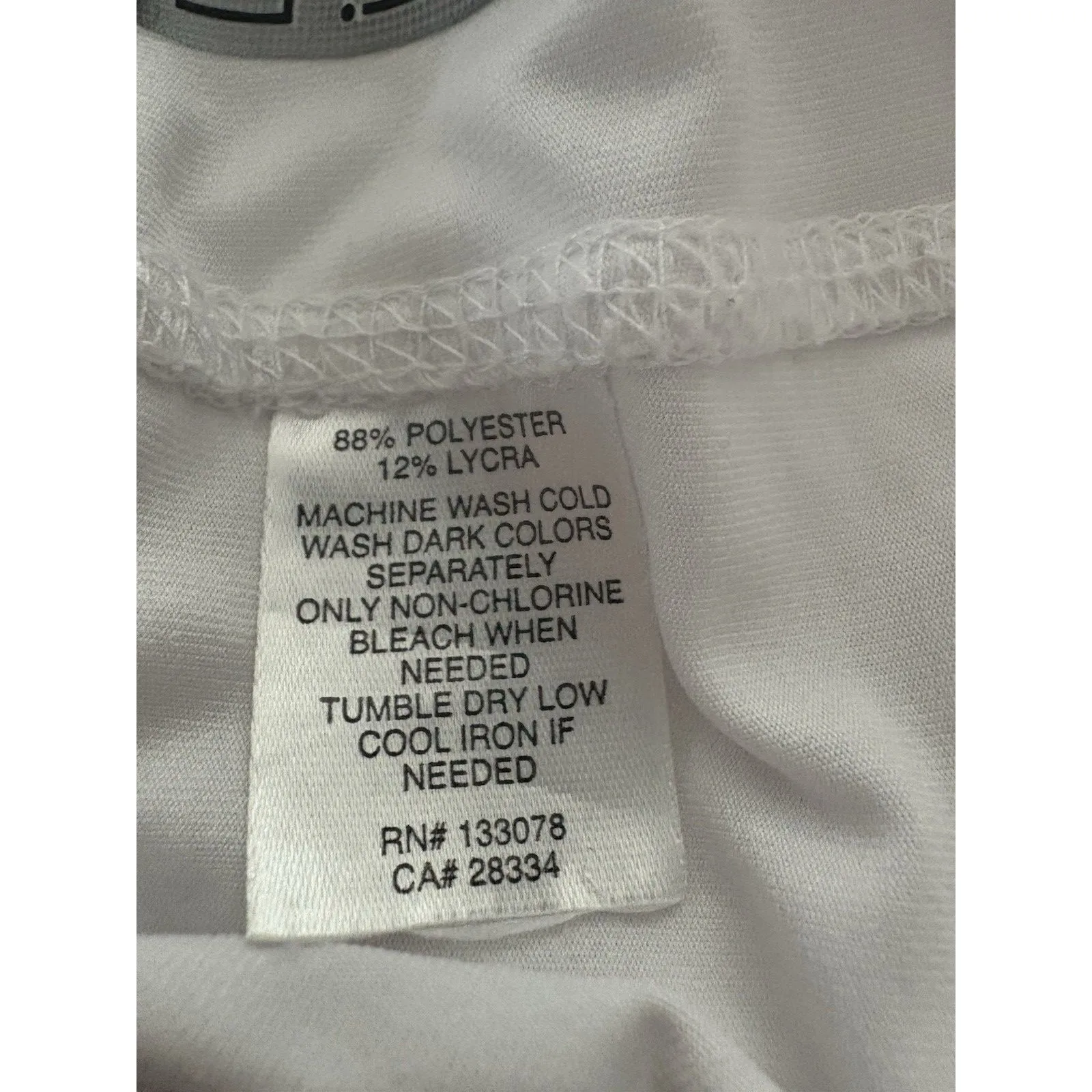 Lucky In Love Skort Skirt L White Tiered Pleats Tennis Golf Pickleball Size L - Image 5