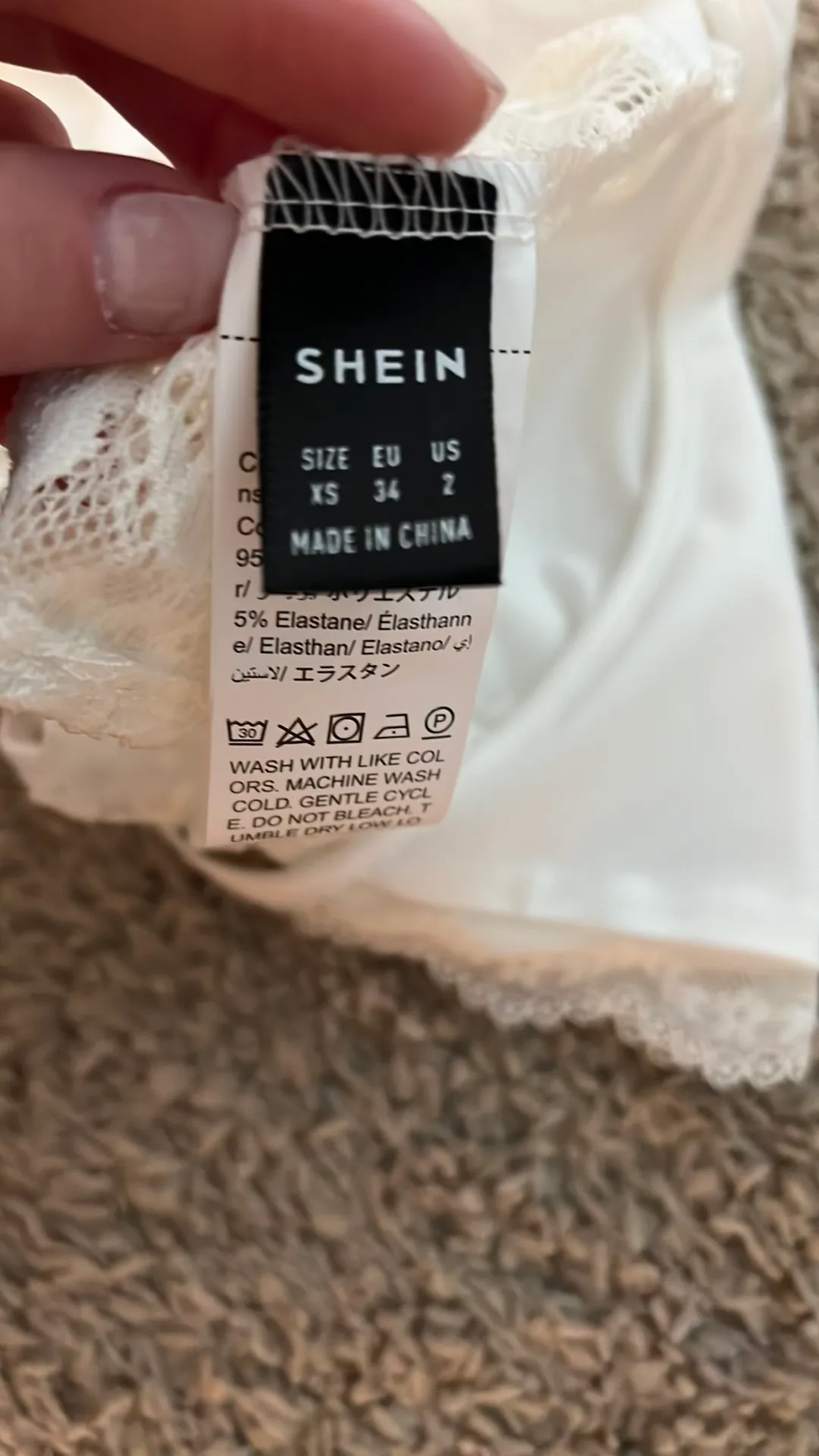 Lace White Top - Image 3