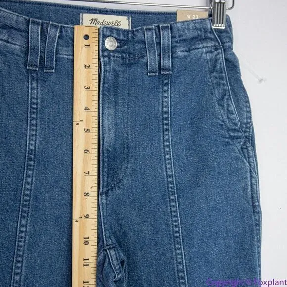 NEW Madewell‎ Perfect Vintage Jean in Medium Indigo Wash: Seamed Edition, 23 - Image 7