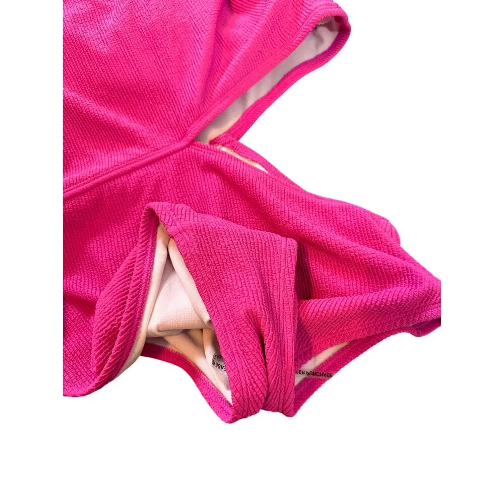 Brand New Michael Michael Kors Women's Size 12 Cerise Pink One Piece Swimsuit - Image 11