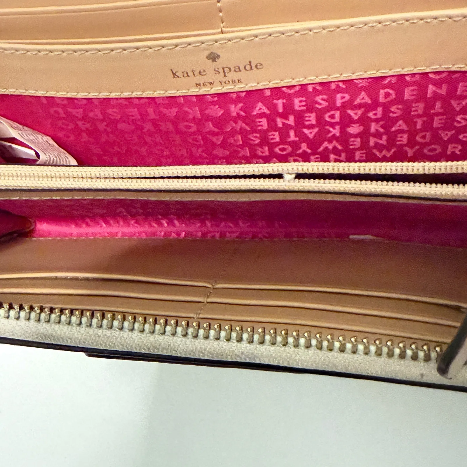 Kate Spade‎ New York Wellesley Neda Zip Around Leather Wallet Classic Parisian - Image 7