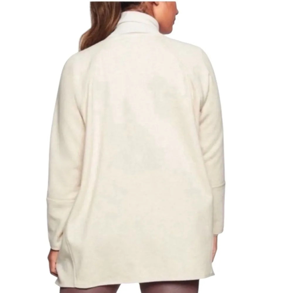 Athleta Karma Oversized Wrap Sweater Cardigan Size SMALL Yoga Athleisure Casual - Image 4