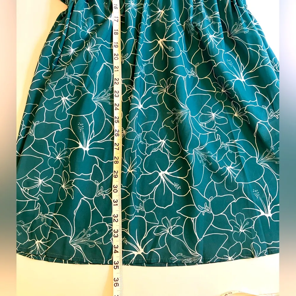 Cupshe Palm Party Floral Cover-Up Mini Dress L NWT - Image 6