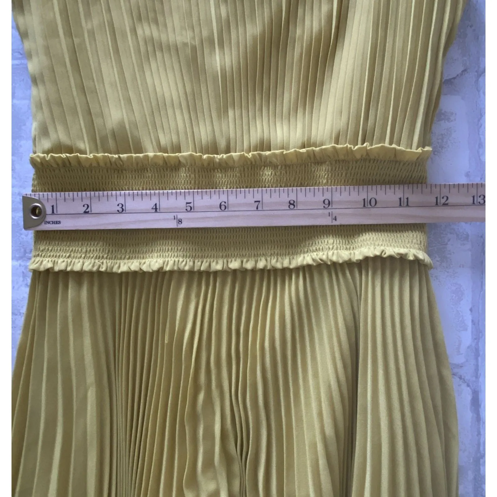 Nanette Lepore Pleated Smocked High Neck Sleeveless Lined Pullover Dress Sz 6 - Image 7