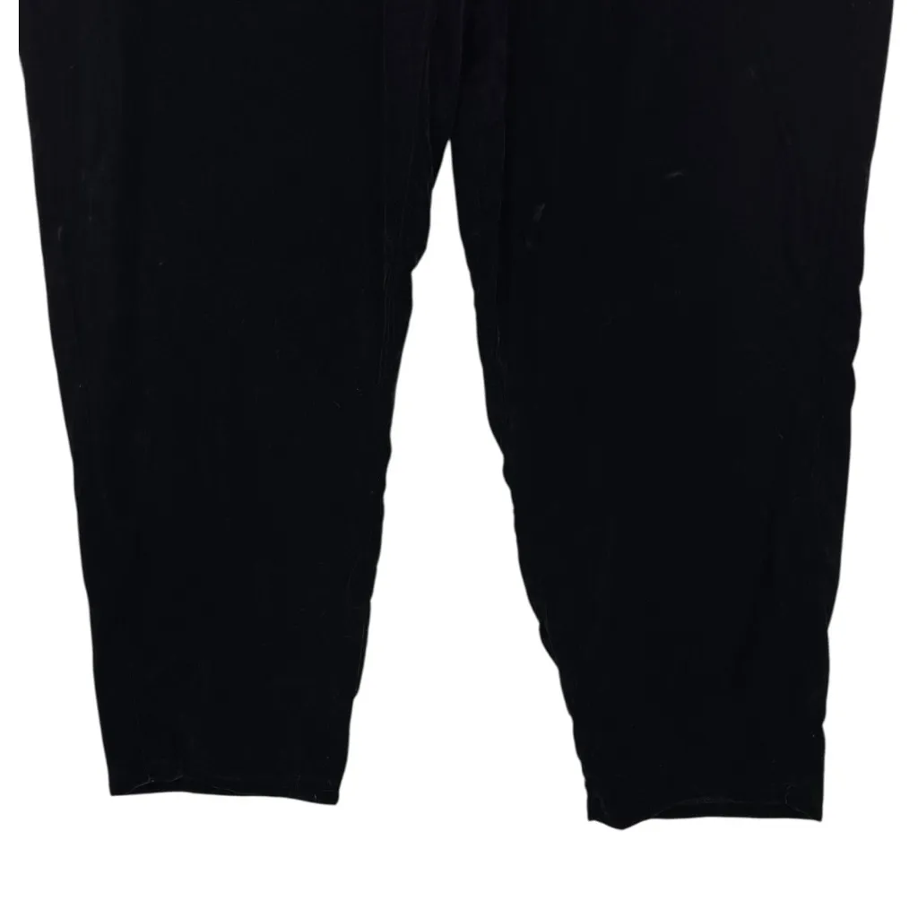 Disturbia Shadow Velour Tapered Trousers in Black size 16 Missing Charm NWOT - Image 6