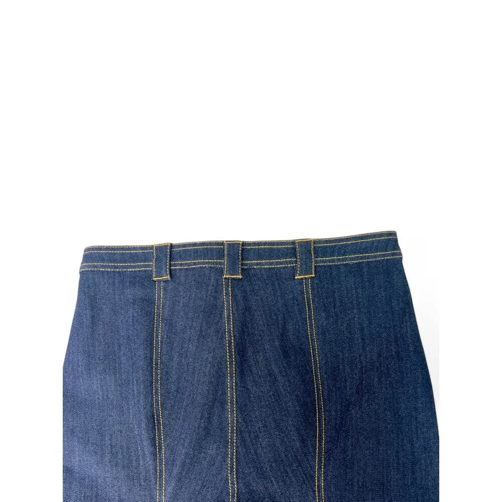 Cinq à Sept 0 maurice high-rise stretch flare cargo jeans utility dark wash 25 - Image 8