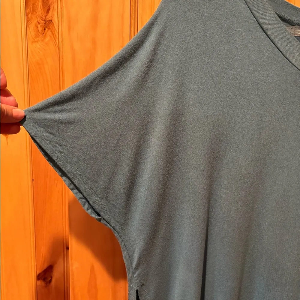 ZENANA Greenish blue V-Neck Short Sleeve
Top Small - Image 6