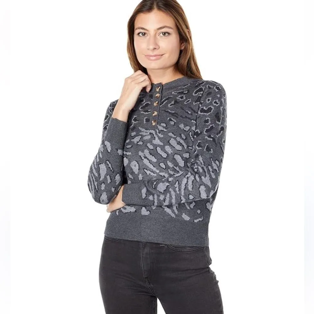 Heartloom‎ Natalia Leopard Print Jacquard Sweater C25 - Image 2