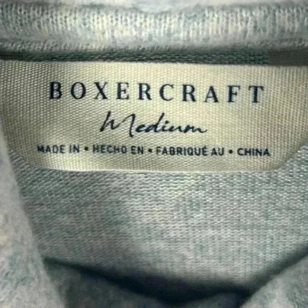 Boxercraft Women's Cowl Neck Pullover Sweatshirt blue Gray Size M Long Sleeve - Image 7