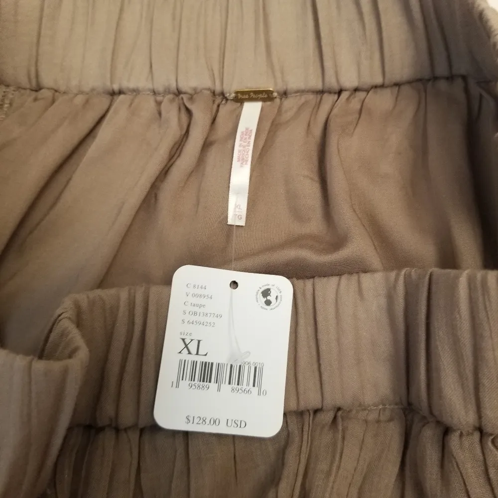 {XL} Free People Endless Summer Forever Mood Skirt Set Taupe - Image 12