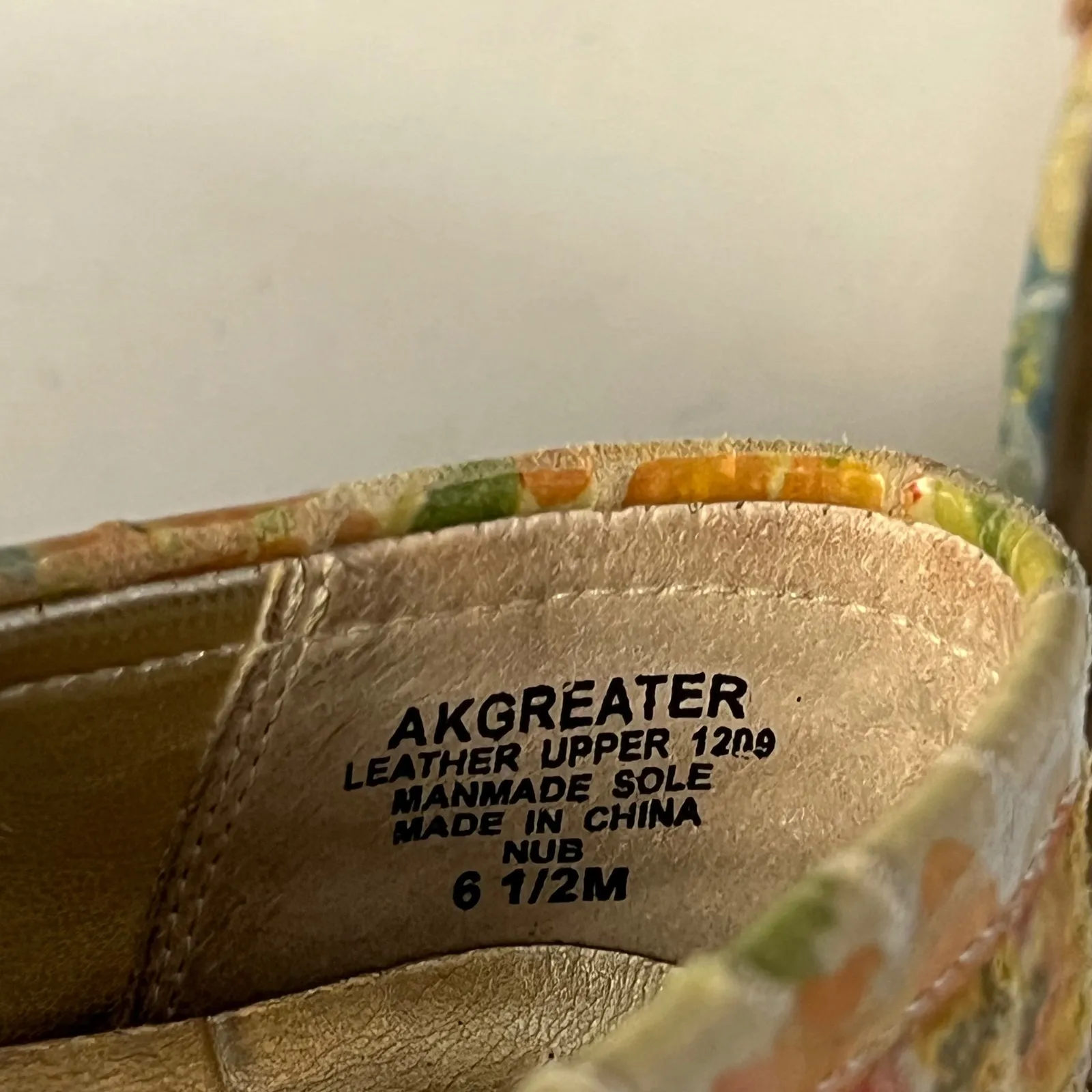 Anne Klein Vintage iFlex Floral Loafer Flats Slip‎ On AKGREATER Women's Size 6.5 - Image 7