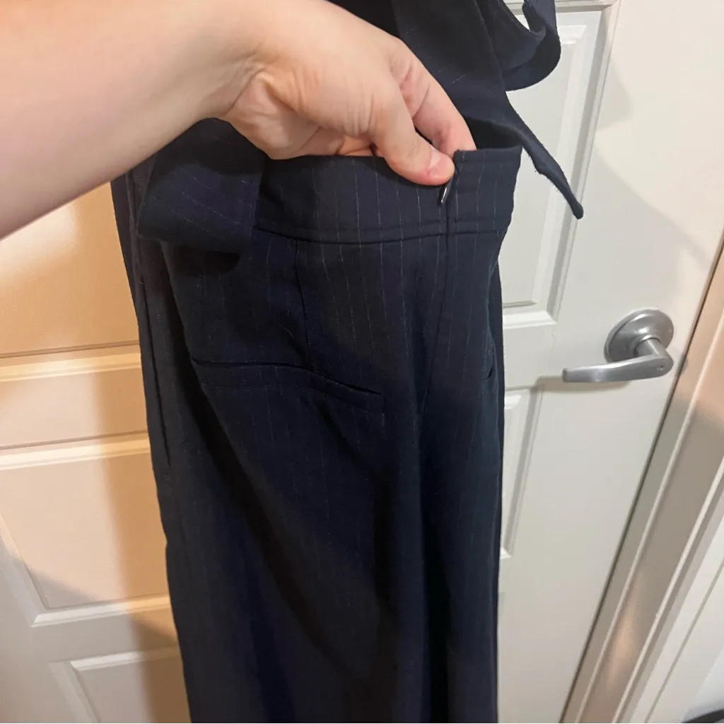 Club Monaco Pinstripe Jumpsuit - Image 5