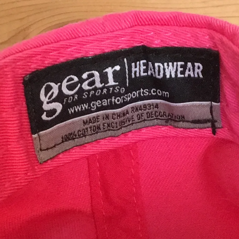 Ladies elk rapids ball cap Pink - Image 6