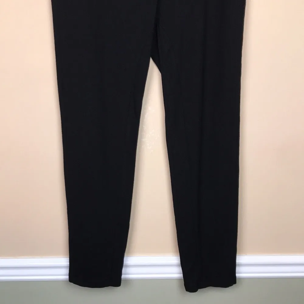 Adrianna Papell Women’s Black Zipper Design Office Career Ankle Pants - Image 3