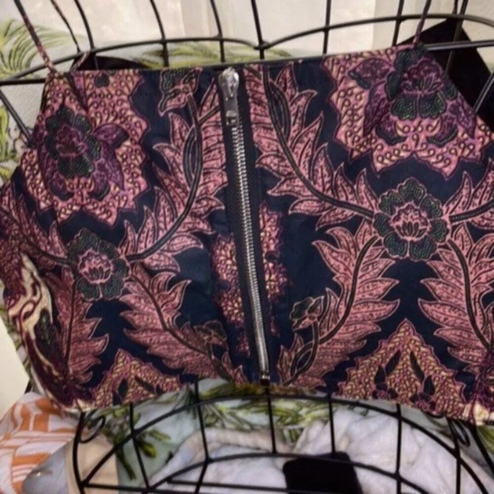 Isabel Marant Embroidered Crop Top Copper size 8 - Image 5