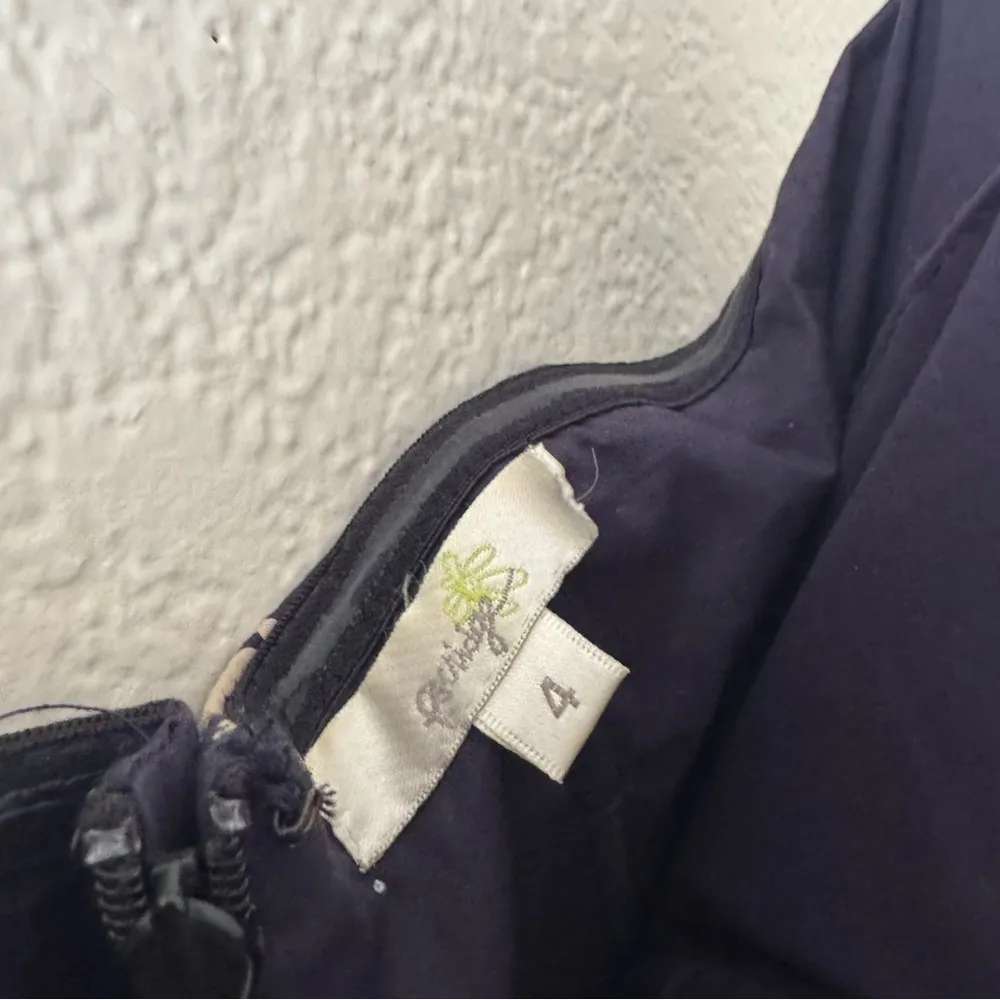 Anthropologie Porridge Sing Sweetly navy and mint strapless birds dress 4 Blue - Image 5