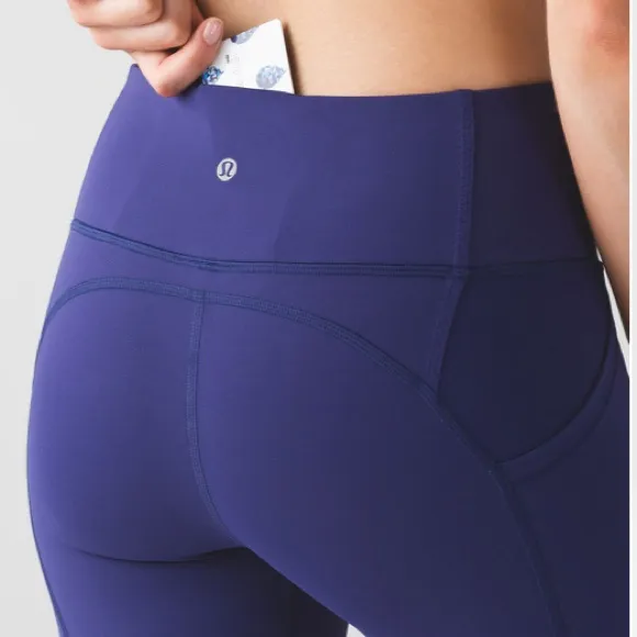 Lululemon Athletica Blue Leggings Lululemon All The Right Places Pant II size 4 - Image 7