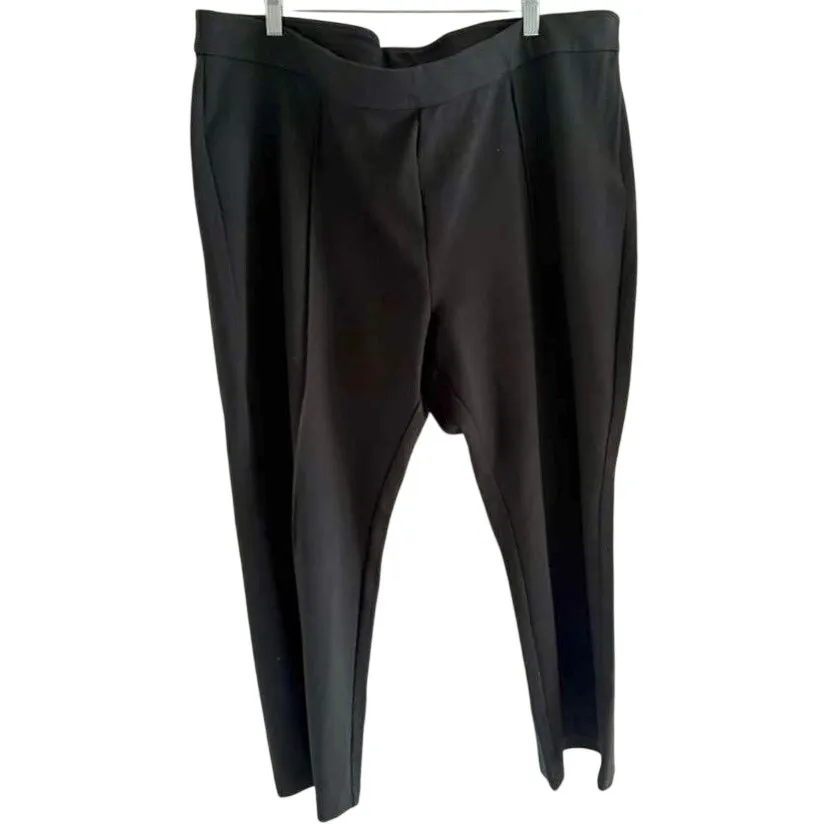 NWT J. Crew Factory Crop Kick Flare Pants Ponte Stretch Black Style BY574 sz. 24 - Image 3