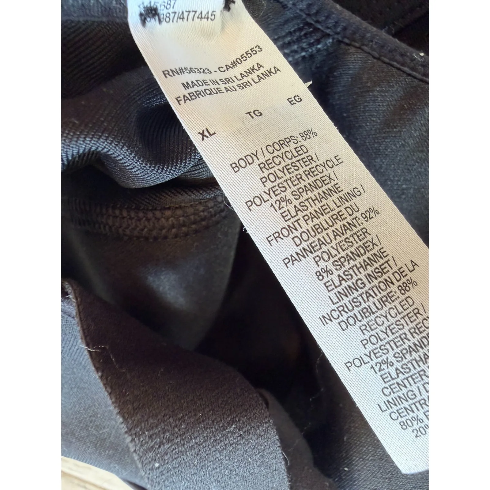 Nike High Support Impact Sports Bra Black XL Extra Large CD7139 Active Fitness - Image 3