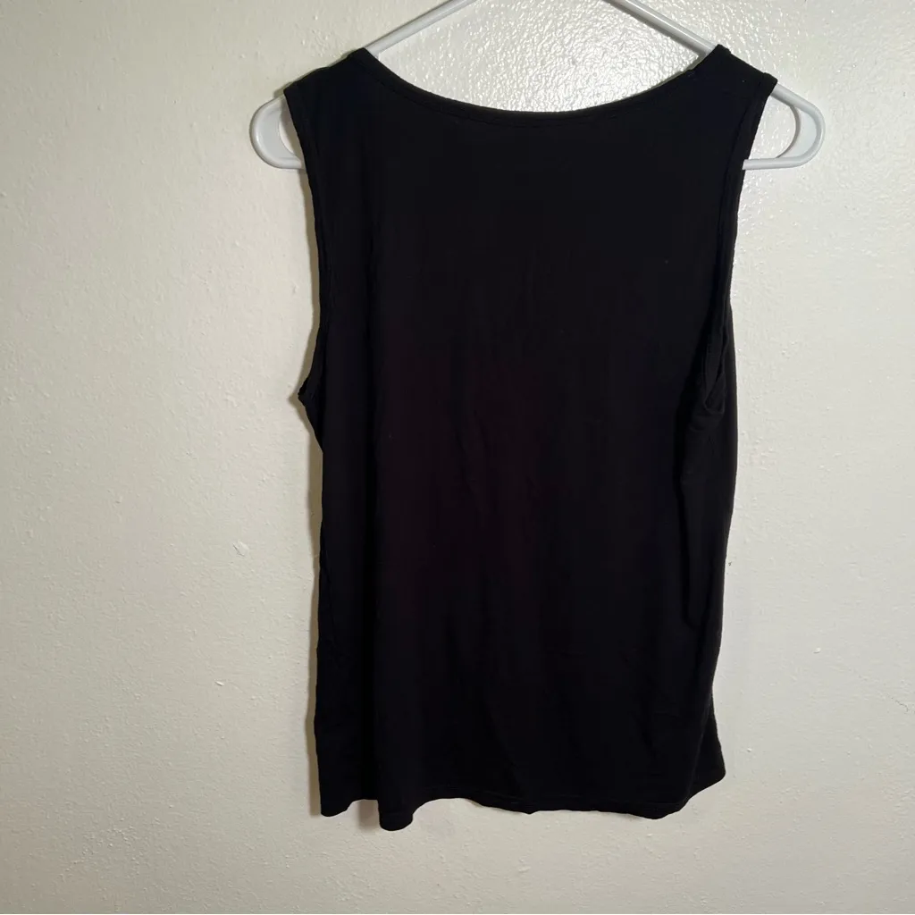 Square Neck Tank Top Black 2XL Size 2X - Image 5