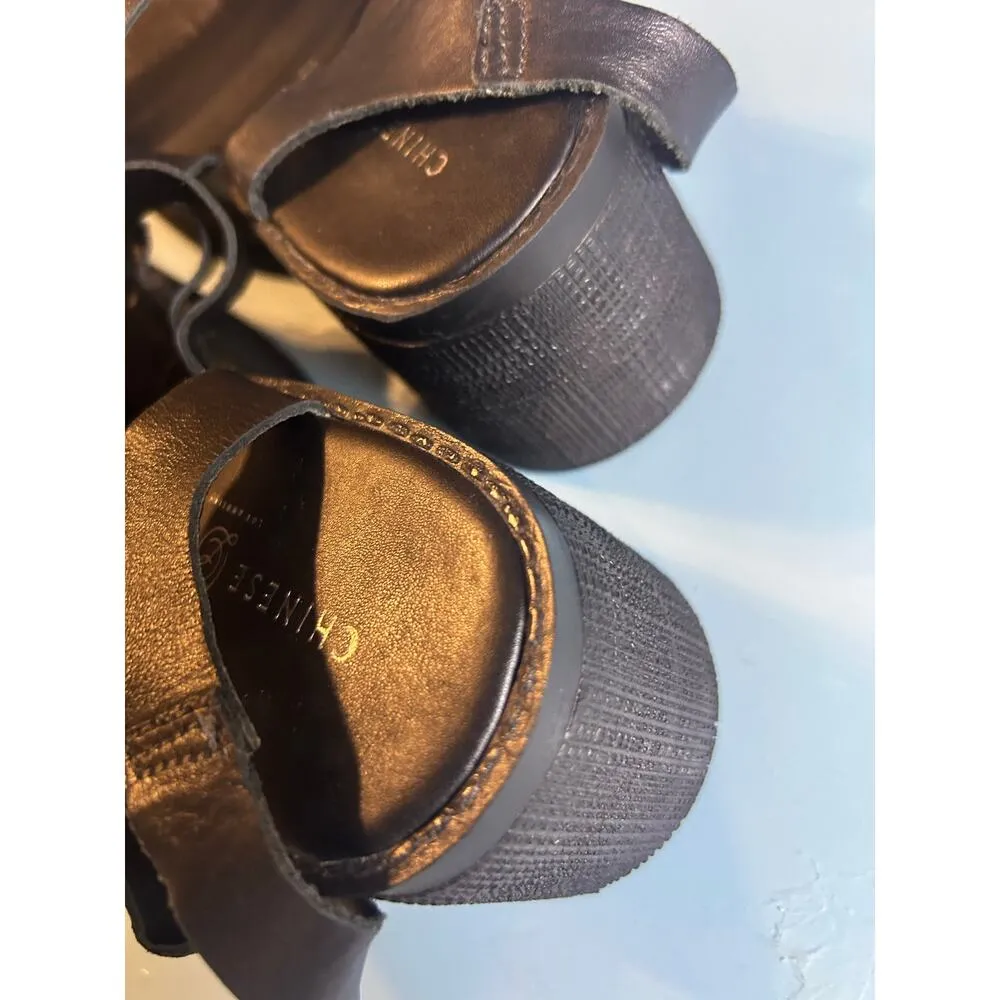 Chinese Laundry Chunky 90s Y2K Sandal Women US Size 8 Black - Image 7