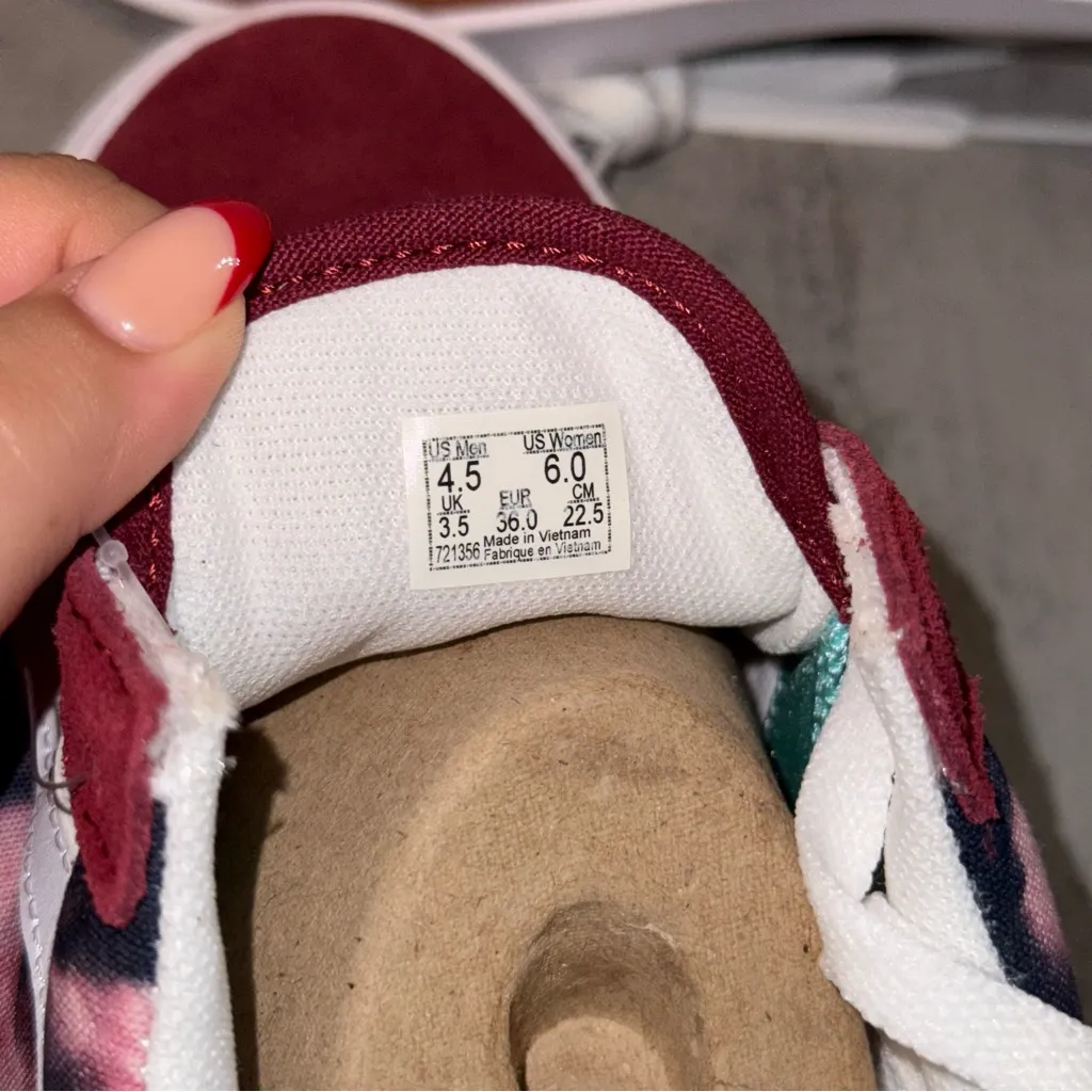 VANS - 4.5 MENS / 6 WOMENS - GRUNGE WASH - COMFYCUSH OLD SKOOL - MULTI / TIEDYE - Image 7