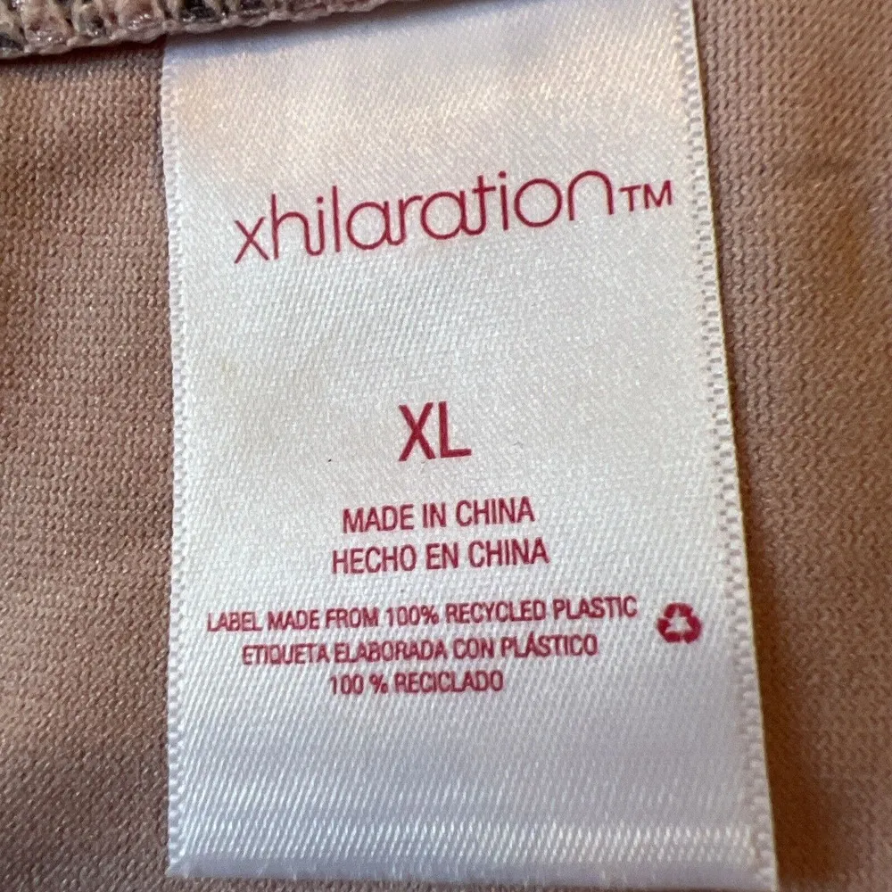 Xhilaration Metallic High Waist Bikini Bottom Animal Print Juniors XL NWT - Image 4