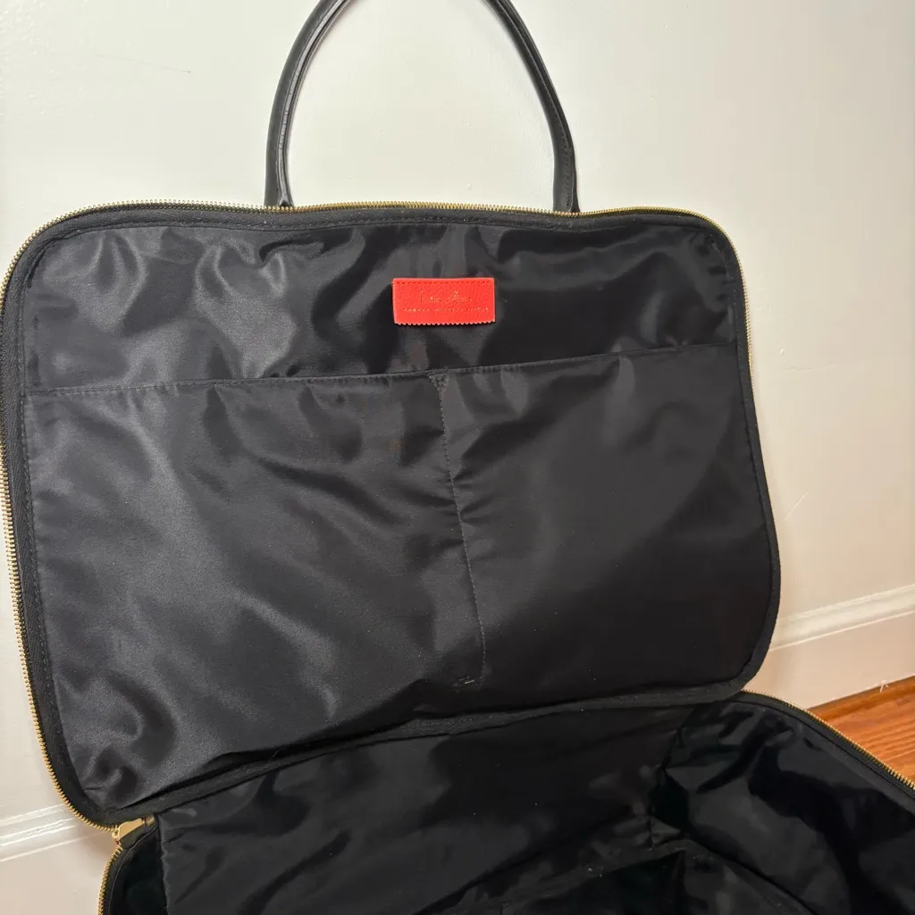 India Hicks Duke Weekender Travel Bag Overnight Luggage Black Gray Explore - Image 12