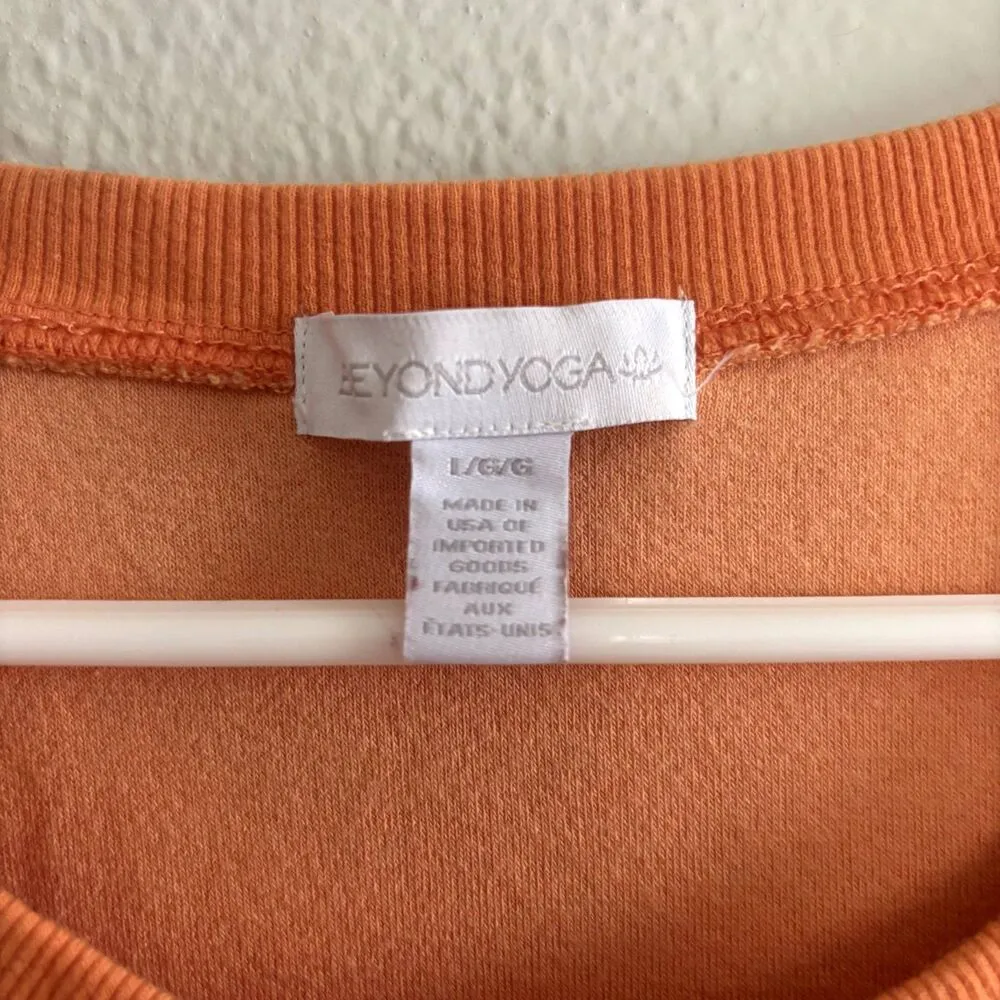 Beyond Yoga Out of Town Dress in Orange Dream- Size L - Image 4