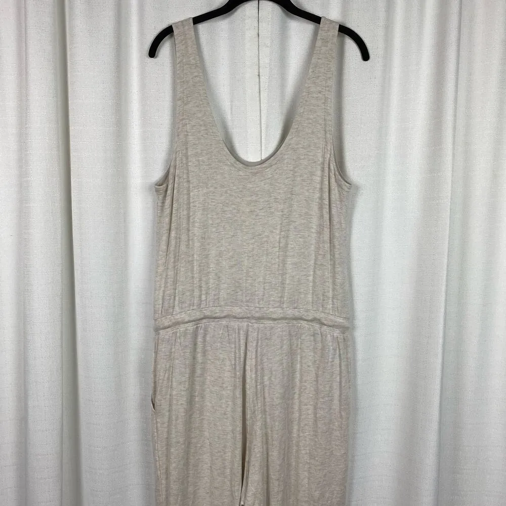 Athleta Cream Balance Jumpsuit Sz.L - Image 10