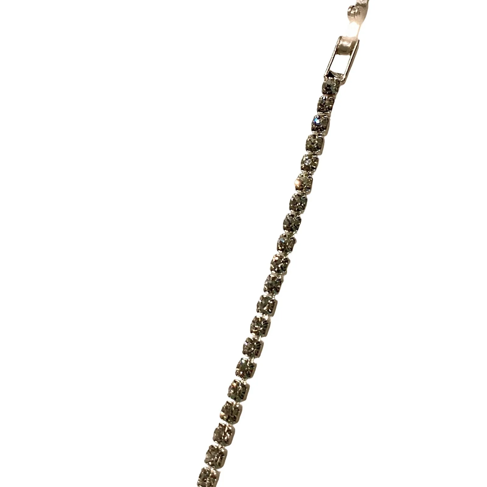Clear CZ Tennis Bracelet Silver - Image 5