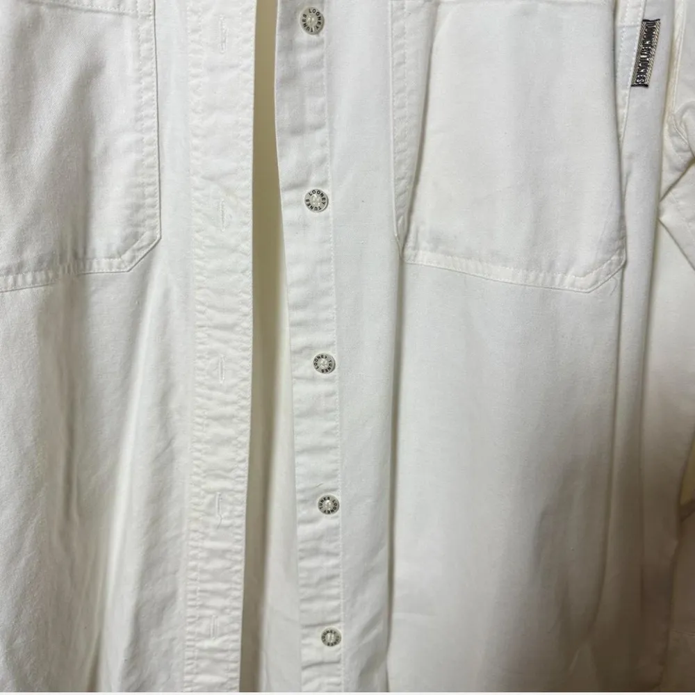 Vintage Looney Tunes Shirt Size S Daffy Duck Bugs Bunny Embroidered White Top - Image 5