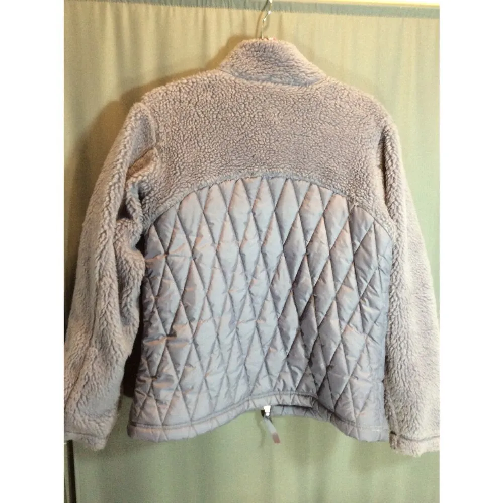 Patagonia Jacket Women's Small Purple Sherpa Quilted Retro Long Sleeve Full Zip - Image 3