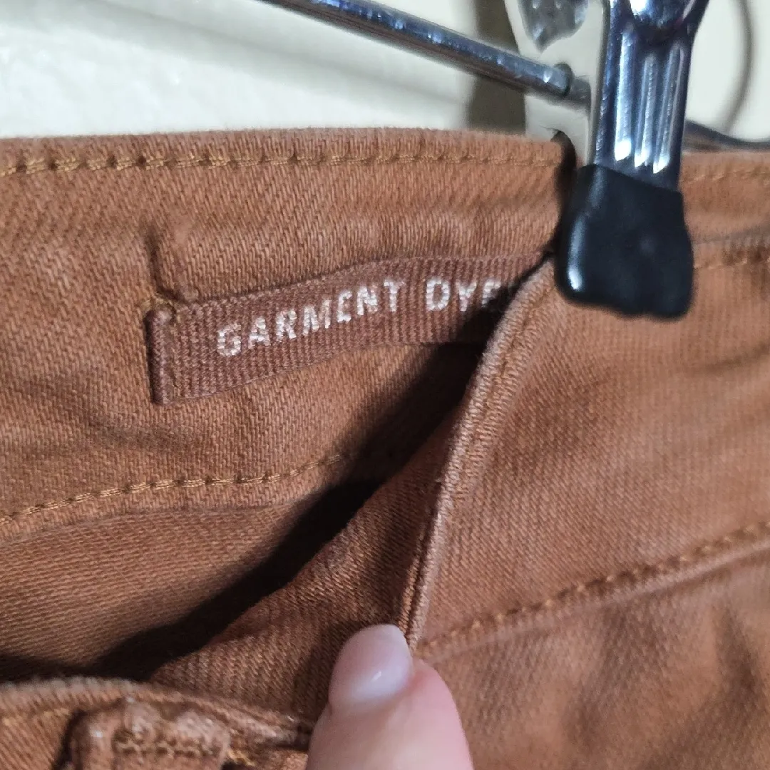 Judy Blue Jeans Wide Leg Crop High Rise Womens Pants Brown Denim Camel Size 9/29 - Image 5