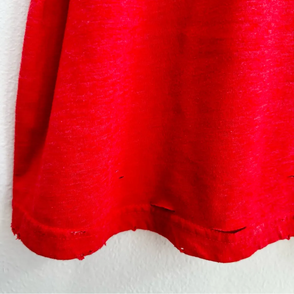 University of Utah UTES Red Rocks Destroyed Off the Shoulder T - Image 5