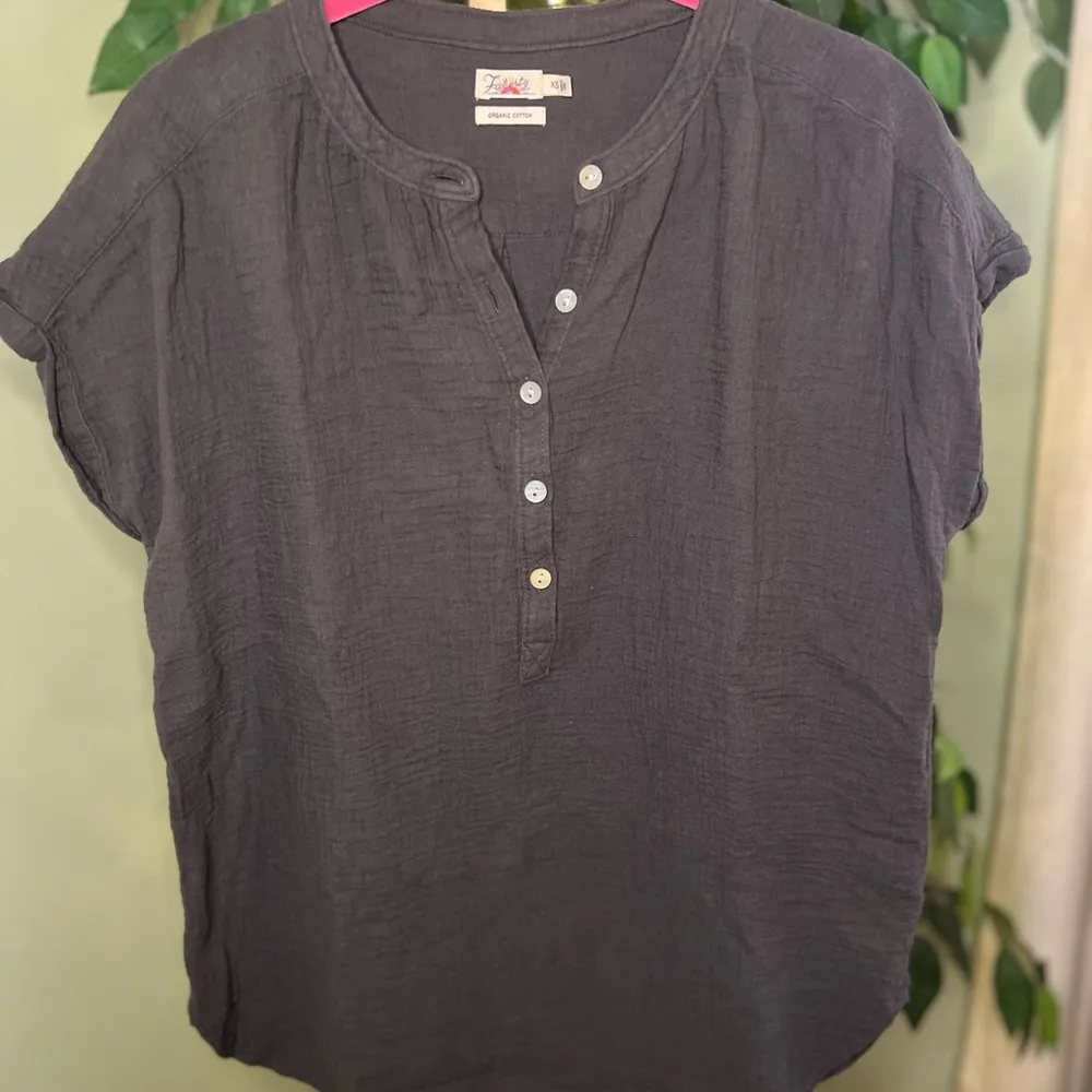 FAHERTY Dream Desmond Organic Cotton Short Sleeve Top Size XS - Image 5