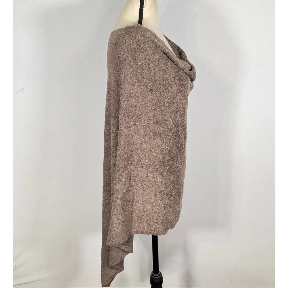 Barefoot Dreams Cozychic Ultra Lite Poncho Women's One Size Brown - Image 6