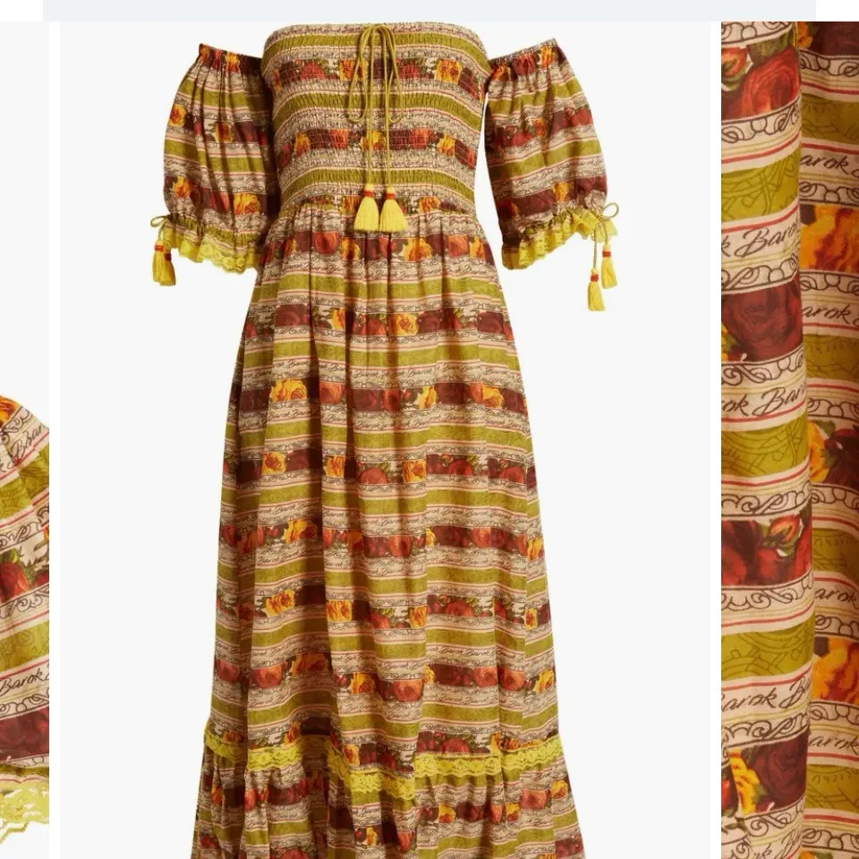 NWT Anthropology Barok Paris Puff Sleeve‎ Dress size Small $199 - Image 5