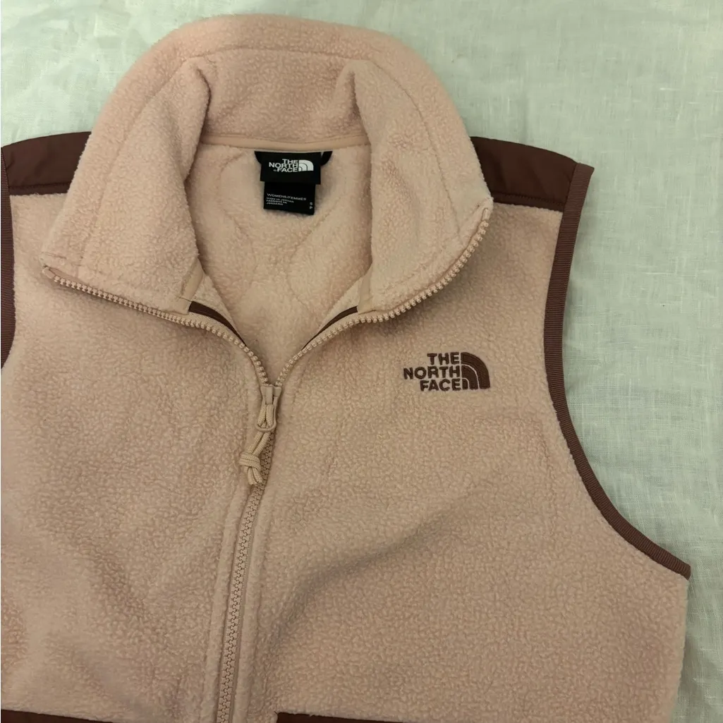 THE NORTH FACE Royal Arch Fleece Vest In Evening Sand Pink Small - Image 5